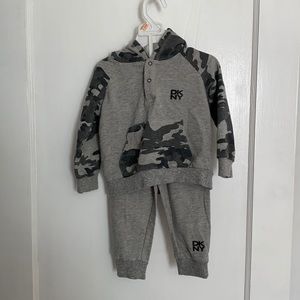 DKNY 2 piece sweat suit